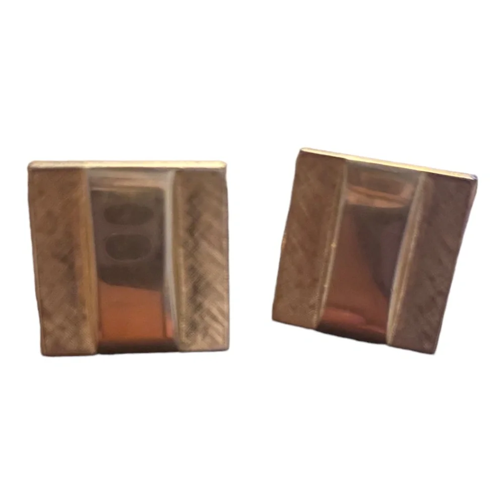 Vintage gold plated cufflinks - Picture 1 of 9